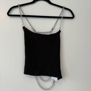 Ragged priest knit chain top